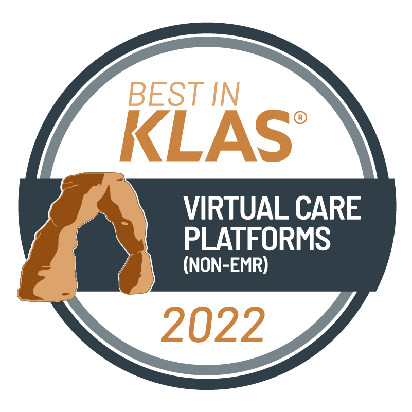 2022 Best in KLAS Virtual Care Platform (non-EMR)